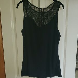 Elegant Black Lace Women's Top